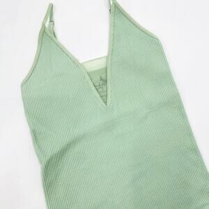 Free People movement mint green ribbed cami XS/S